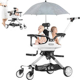 JRQ Stroller twin For Kids